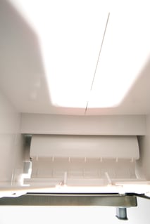 Roller in correct position